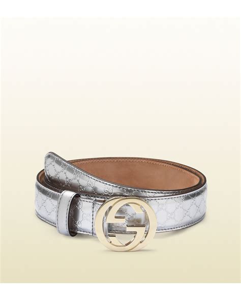 gucci silver g belt|gucci belt with tiger buckle.